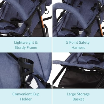 Lightweight Dream On Me Vista Moonwalk Stroller