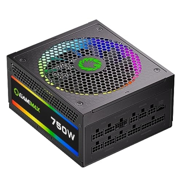 GAMEMAX 750W Fully Modular ARGB Power Supply for Gaming