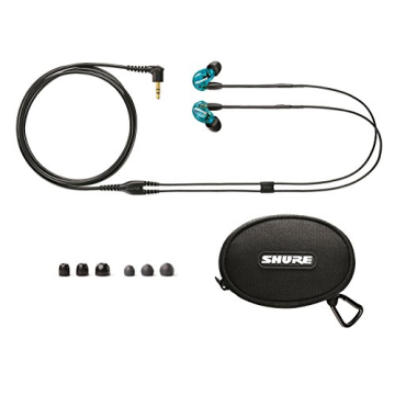 Shure IEM SE215 Special Edition Earphones in Lucent Blue