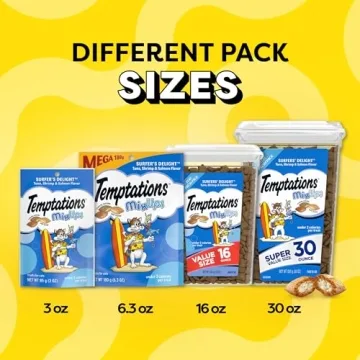 Temptations MixUps Cat Treats Surfer's Delight 16 oz Tub