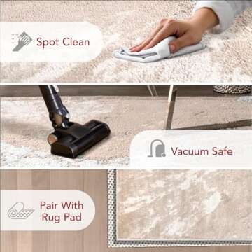 nuLOOM Cyn Abstract Area Rug, Durable & Stylish Home Decor