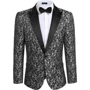 Floral Blazer for Men - Stylish Wedding & Party Wear