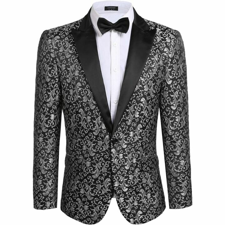 Floral Blazer for Men - Stylish Wedding & Party Wear