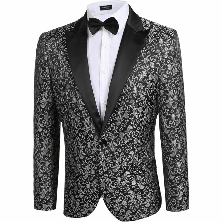 Floral Blazer for Men - Stylish Wedding & Party Wear