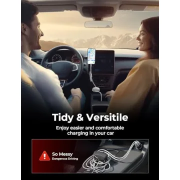 LISEN 60W Multi Charging Cable Fast Retractable Universal