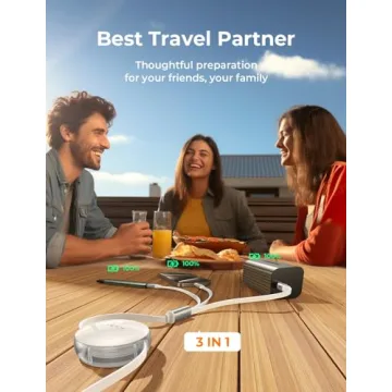 LISEN 60W Multi Charging Cable Fast Retractable Universal