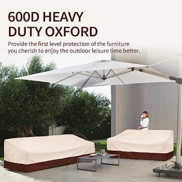 Bestalent Outdoor Sofa Covers - Waterproof & Durable