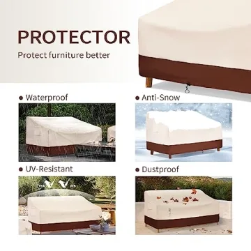 Bestalent Outdoor Sofa Covers - Waterproof & Durable
