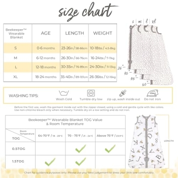 Burt's Bees Baby Beekeeper Wearable Blanket in Organic Cotton