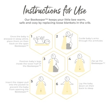 Burt's Bees Baby Beekeeper Wearable Blanket in Organic Cotton