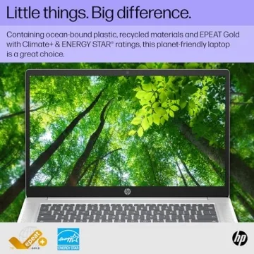 HP Chromebook 14" - Intel N100, 4GB RAM, FHD Display