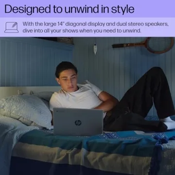 HP Chromebook 14" - Intel N100, 4GB RAM, FHD Display