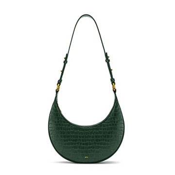 JW PEI Women's Carly Saddle Bag - Stylish Green Vegan Leather Bag