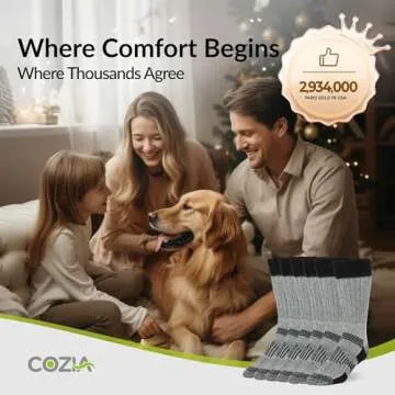 COZIA Merino Wool Thermal Socks for Men and Women