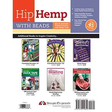 Hip Hemp with Beads: Easy & Awesome Knotted Jewelry with Hemp Cord (Design Originals)
