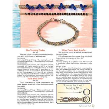 Hip Hemp with Beads - Craft Unique Jewelry Easily