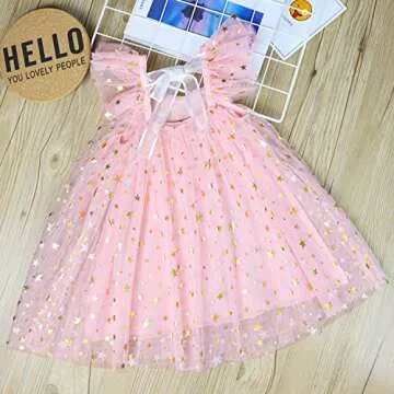 AGQT Toddler Girls Tulle Tutu Dress for All Occasions