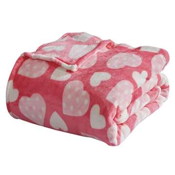 Valerian Luxury Velvet Super Soft Light Weight Blanket Prints Fleece Throw - All Year Round Home Dec...