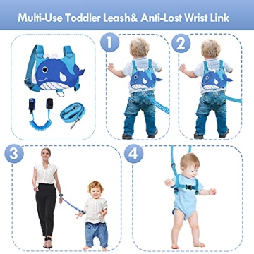 Kid Leashes for Toddler Safety Harness Designed for Adventure