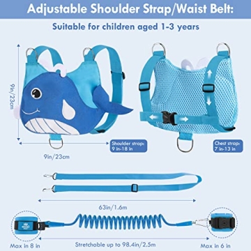 Kid Leashes for Toddler Safety Harness Designed for Adventure