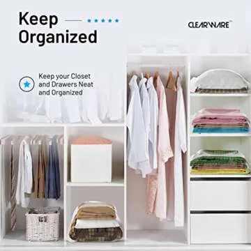 12 Large Zipper Top Bags for Storage and Travel