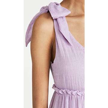 English Factory Women's Tiered Midi Dress, Lilac, Purple, XS