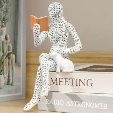 GRAPMKTG Aesthetic Women Reader Statue for Office & Home