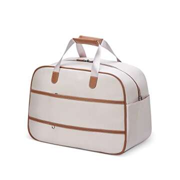 DELSEY Paris Chatelet 2.0 Weekender Travel Duffle Bag, Angora