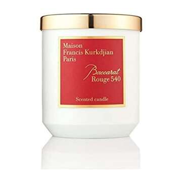 Baccarat Rouge 540 by Maison Francis Kurkdjian Candle, Floral, Ambery, Woody, 9.6 oz