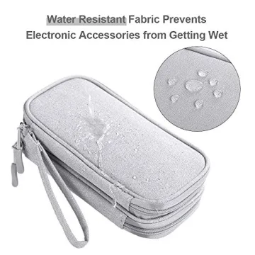 DDgro Lightweight Tech Pouch for Electronics Organization