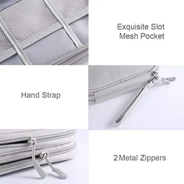 DDgro Lightweight Tech Pouch for Electronics Organization