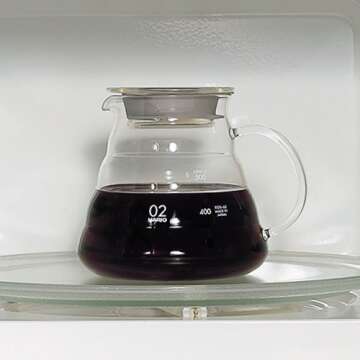 Hario V60 "Clear" Glass Range Server, 600ml