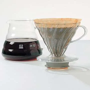 Hario V60 "Clear" Glass Range Server, 600ml