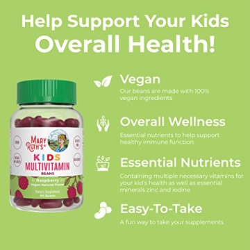 Vegan Chewable Vitamins for Kids Immune & Bone Support