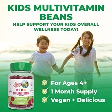 Vegan Chewable Vitamins for Kids Immune & Bone Support