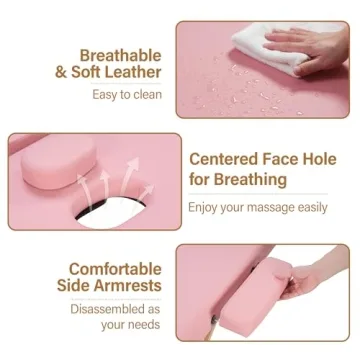 PrimeZone Portable Massage Table - Adjustable Lash Bed and Spa Table