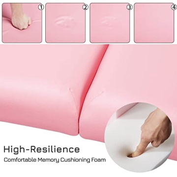 PrimeZone Portable Massage Table - Adjustable Lash Bed and Spa Table