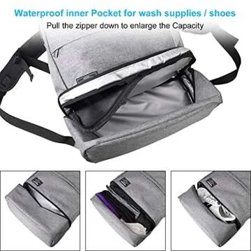ITSHINY Waterproof Laptop Travel Backpack, Large Capacity Business Computer Backpacks for Men and Women