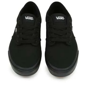 Vans VTUY187 Men's Atwood (Canvas) Skate Shoes - Black/Black