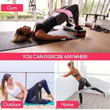 Te-Rich Non-Slip Resistance Bands for Home Workouts