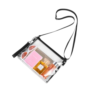 Bagenius Stadium Approved Clear Purse for Women