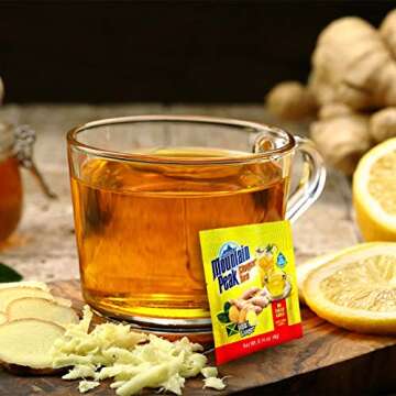 Jamaica Mountain Peak Ginger Instant Tea Unsweetened 14 sachets