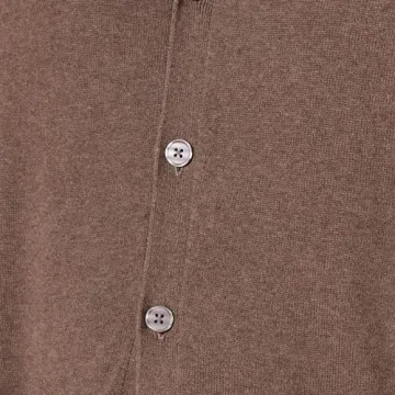 Amazon Essentials Men's Cotton Cardigan - Brown Heather