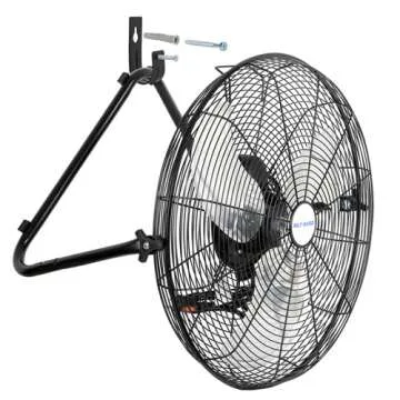 BILT HARD 20" High Velocity Floor Fan, 4600 CFM 3-Speed Industrial Shop Fan with Wall-Mounting System, Heavy Duty Metal Fan for Garage Workshop and Warehouse, 2 Pack