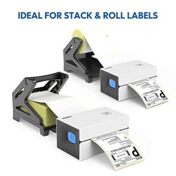 AOBIO Shipping Label Printer - 4x6 Direct 152mm/s Thermal Label Printer for Shipping Packages - Compatible with Etsy/Shopify/Ebay/Amazon/FedEx/UPS