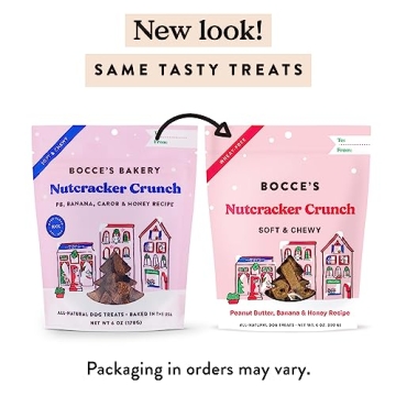 Bocce's Bakery Nutcracker Crunch Dog Treats – Soft & Chewy