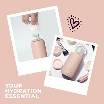 Stylish bkr Little Smooth 16oz Glass Water Bottle