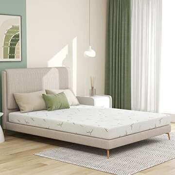 wOod-it Queen Mattresses, Memory Foam Mattress Bed in a Box Cooling Gel Medium Firm CertiPUR-US