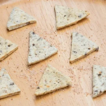 Keto Crackers Low Carb Sea Salt Healthy Snack Option