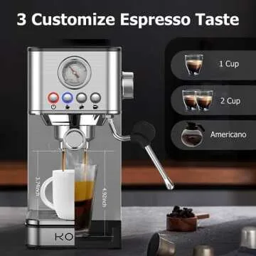 KOIOS 20 Bar Espresso Machine for Home Baristas